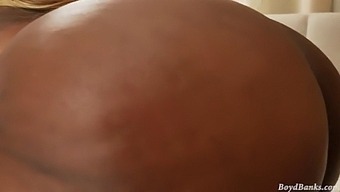 Smyslná Liška Si Užívá Obrovský Černý Penis