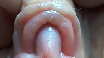Intense Close-Up Of Nektiia'S Clitoris During Masturbation