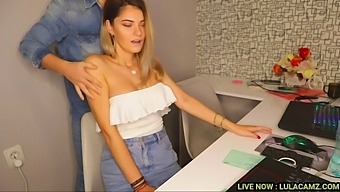 Steamy Office Encounter With A Seductive Secretary And A Hot Massage