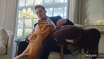 Brunette Beauty Gets Dominated And Spanked In A Steamy Video