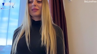 Blonde Tourist'S Passionate Encounter At A Luxurious Hotel