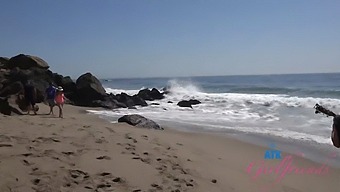 Summer Vixen'S Public Car Blowjob Adventure Caught On Camera