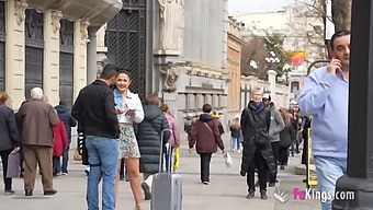 Nuria Millan, An Amateur Beauty, Enjoys Seducing Strangers On The Street For Sexual Encounters!