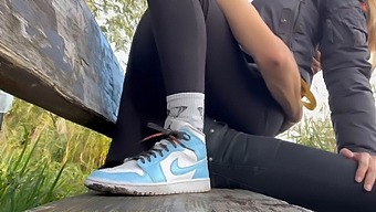 Amateur Couple Gets Naughty In Public Park