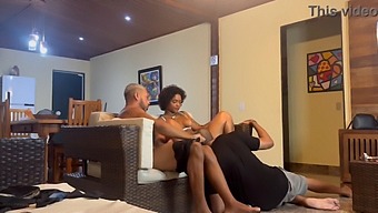 A Novice Assumed We Were Alone With Another Person, My Friend And Me, In A Steamy Encounter Featuring A Brazilian Beauty With Tattoos
