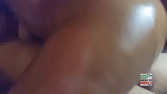 Young Latina Shows Off Her Big Ass While Riding And Giving Oral To Me In Front Of Her Boyfriend