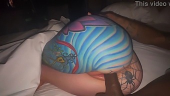 Tattooed Amateur Olivia Rides A Black Cock In Slow Motion
