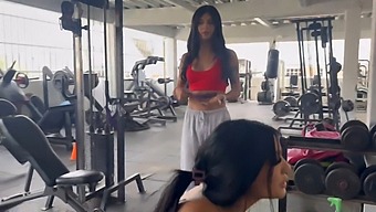 My Trainer Is Horny When I Do Squats Without Clothes - May Hernandez